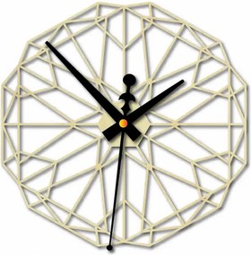 Geometrikus falióra rétegelt lemezből - CUDO