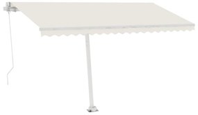 fehér vas napellenzőrúdszett 450 x 245 cm