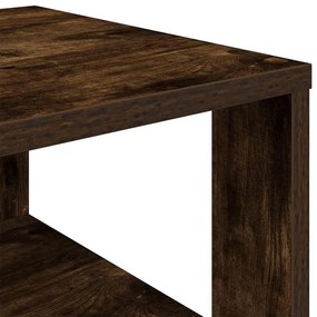 füstös tölgy színű szerelt fa cipőtartó 61x32x87,5 cm