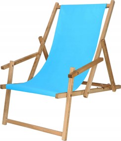 Strand Napozóágy Fa Kerti Kék Összecsukható Lengyel Kartámasz