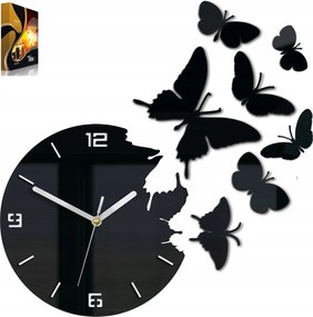 3D Pillangók falióra Ultra Csendes Szuper Színek