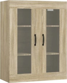 vidaXL sonoma tölgy színű függő faliszekrény 69,5 x 34 x 90 cm