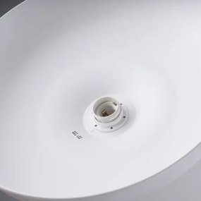 Sollux SL.1323 - Csillár zsinóron INDY 1xE27/15W/230V átm. 38 cm fehér