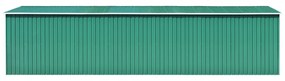 zöld horganyzott acél kerti fészer 257 x 779 x 181 cm