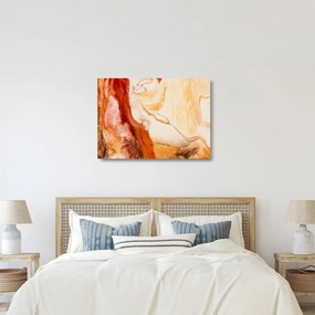 Üveg kép - Absztrakt festészet (70x50 cm)