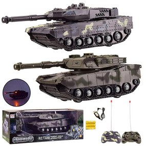 T-90 RC Tank Series XJ13 RC Távirányítható Multi Funkciós Tank Hang- És Fény Hatásokkal 1:30 Méret