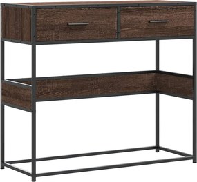 vidaXL barna tölgyszínű szerelt fa tálalóasztal 90x35x80 cm