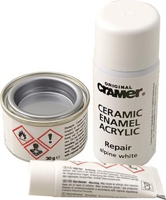 Sapho Sapho, REPAIR KIT javítókészlet - kerámia, zománc és akril, fehér, CA-16080