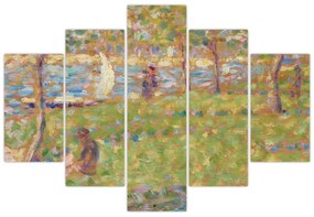 Kép - Georges Seurat, Study for "La Grande Jatte", reprodukciók (150x105 cm)