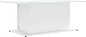 vidaXL fehér szerelt fa dohányzóasztal 102x55,5x40 cm