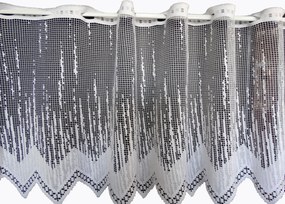 Mg Irigység jacquard 40/100 fehér 80cm