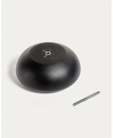 Fekete fali fa akasztó szett 3 db-os Nadue – Kave Home