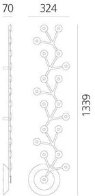 Artemide 1596050APP-LED Dimmelhető mennyezeti lámpa NET LED/45W/230V 3000K