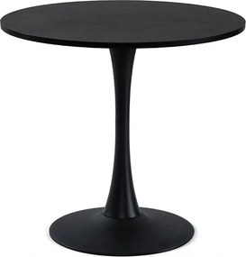AVENBERG ORBIS Étkezőasztal - Ø80, fekete
