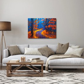 Egy őszi erdő képe (70x50 cm)