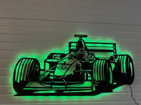 Vászonkép Fa Formula 1 Led Fali dekoráció 3D kép