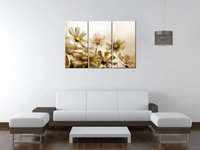 Gario Vászonkép Virágos szépség - 3 részes Méret: 90 x 60  cm