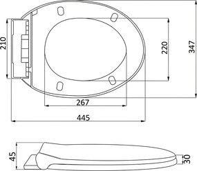 Roya soft close wc ülőke