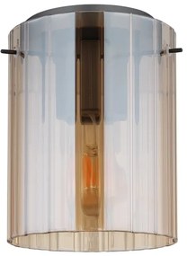 Globo 15904DA - Mennyezeti lámpa TULIVAR 1xE27/40W/230V átm. 18 cm barna