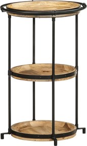 vidaXL tömör mangófa kisasztal Ø55x83 cm