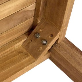 DIVERO Étkező asztal masszív 150 x 90 cm