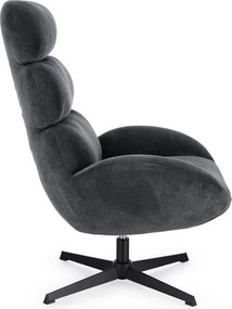 Fekete forgó fotel Violante – Bizzotto