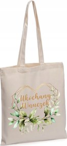 Öko Táska Pamut ekrü Szeretett Unokája áldozási ajándék TT_639_e