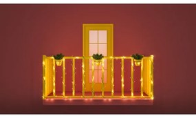 WiZ - LED RGBW Dimmelhető kültéri lánc 160xLED 20m IP44 2700-5000K Wi-Fi