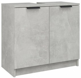 betonszürke színű szerelt fa fürdőszobaszekrény 64,5x33,5x59 cm