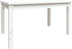 vidaXL fehér tömör fenyőfa kerti asztal 82,5x50,5x45 cm