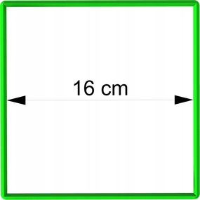 Foremka Lyukasztó Mézeskalács kiszúró geometrikus figurák Négyzet 16cm