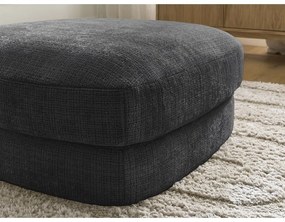 Fekete zsenília lábtartó Leonore – Bobochic Paris