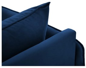 Kék bársony heverő (bal oldali) Vienna - Cosmopolitan Design