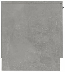 betonszürke szerelt fa TV-szekrény 140x35x40 cm