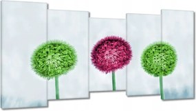 Vászonkép 150x80 Színes pitypangok