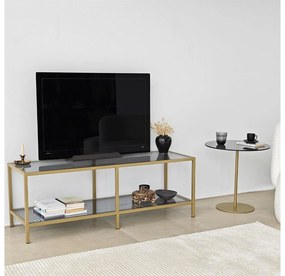 TV asztal Sibade 2 (sötétszürke + arany) . 1095508