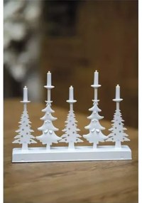 LED Karácsonyi gyertyatartó LED/2xAA fehér