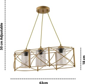 Dratrio Glass - Gold, Grey
