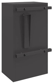 postaláda Fekete 30 x 23 x 55 cm Acél