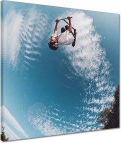 Vászonkép 40x40 Bmx Versenysport Ugrálókötél