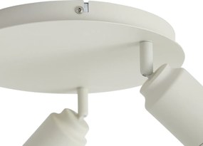 Modern, süllyesztett spotlámpa bézs színben, 3-lámpás, IP44 - Ducha