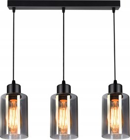 Függő lámpa Csillár Plafon Üveg Led Csövek