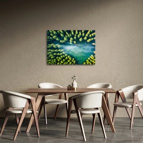 Kép - Egy ködbe burkolt erdő (70x50 cm)