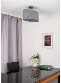 Duolla - Felületre szerelhető csillár OVAL 1xE27/15W/230V szürke