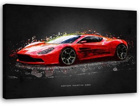 Gario Vászonkép Vörös Aston Martin - Gab Fernando Méret: 60 x 40 cm