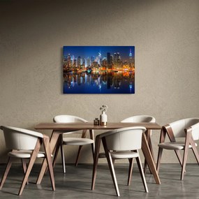 Manhattan képe éjjel (90x60 cm)