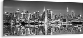 Kép - New York, fekete-fehér (120x50 cm)