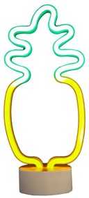 Fehér neon fénydekoráció Pineapple – Hilight