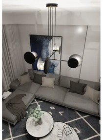 Csillár zsinóron IDEA 4xE27/15W/230V fekete