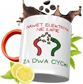 Narancssárga Vicces Bögre Vicces Ajándék fényképes nyomtatással